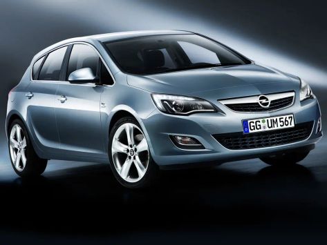 Astra, J, 2009–2012