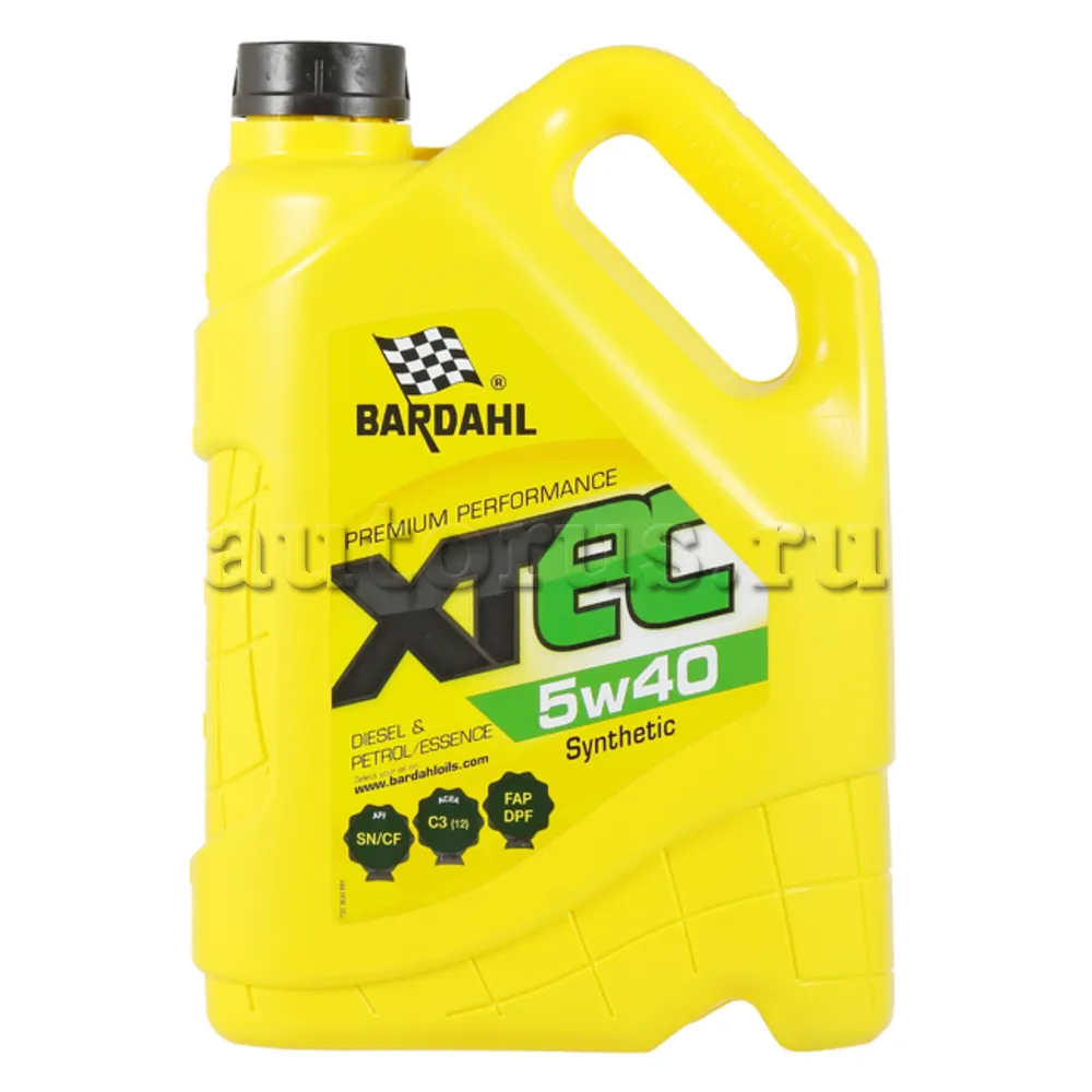 Bardahl 36343 Масло моторное синтетика Bardahl XTEC C3 5W-40 5 л.