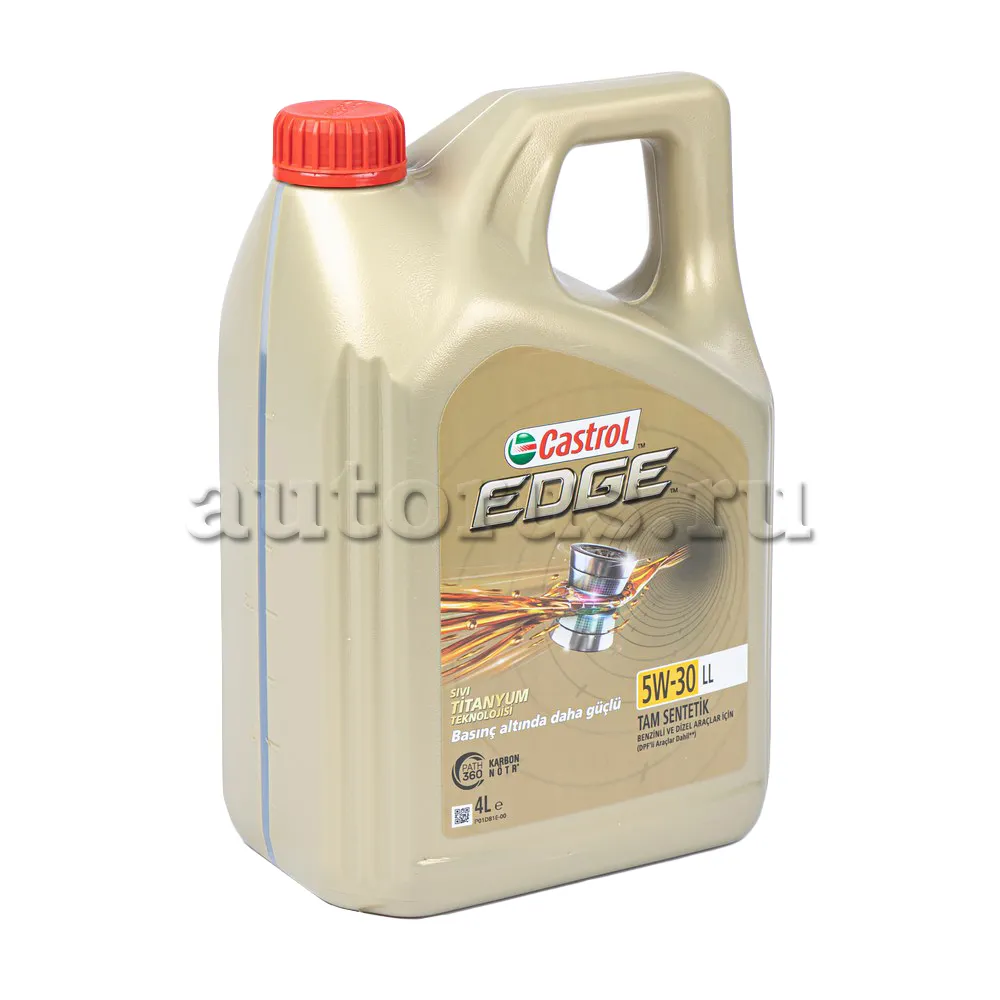 Castrol 15EB03 Масло моторное синтетика Castrol EDGE LL 5W-30 4 л.