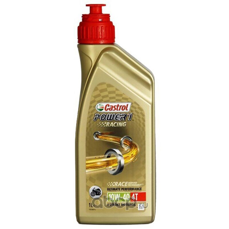 Castrol 14E94A Масло моторное CASTROL POWER 1 RACING 4T 10W40 1L