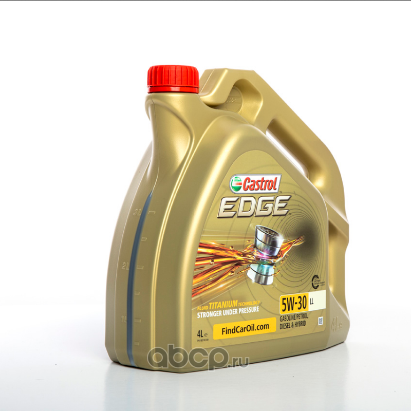 Castrol 15668E Масло моторное синтетика Castrol EDGE LL Titanium 5W-30 4 л.