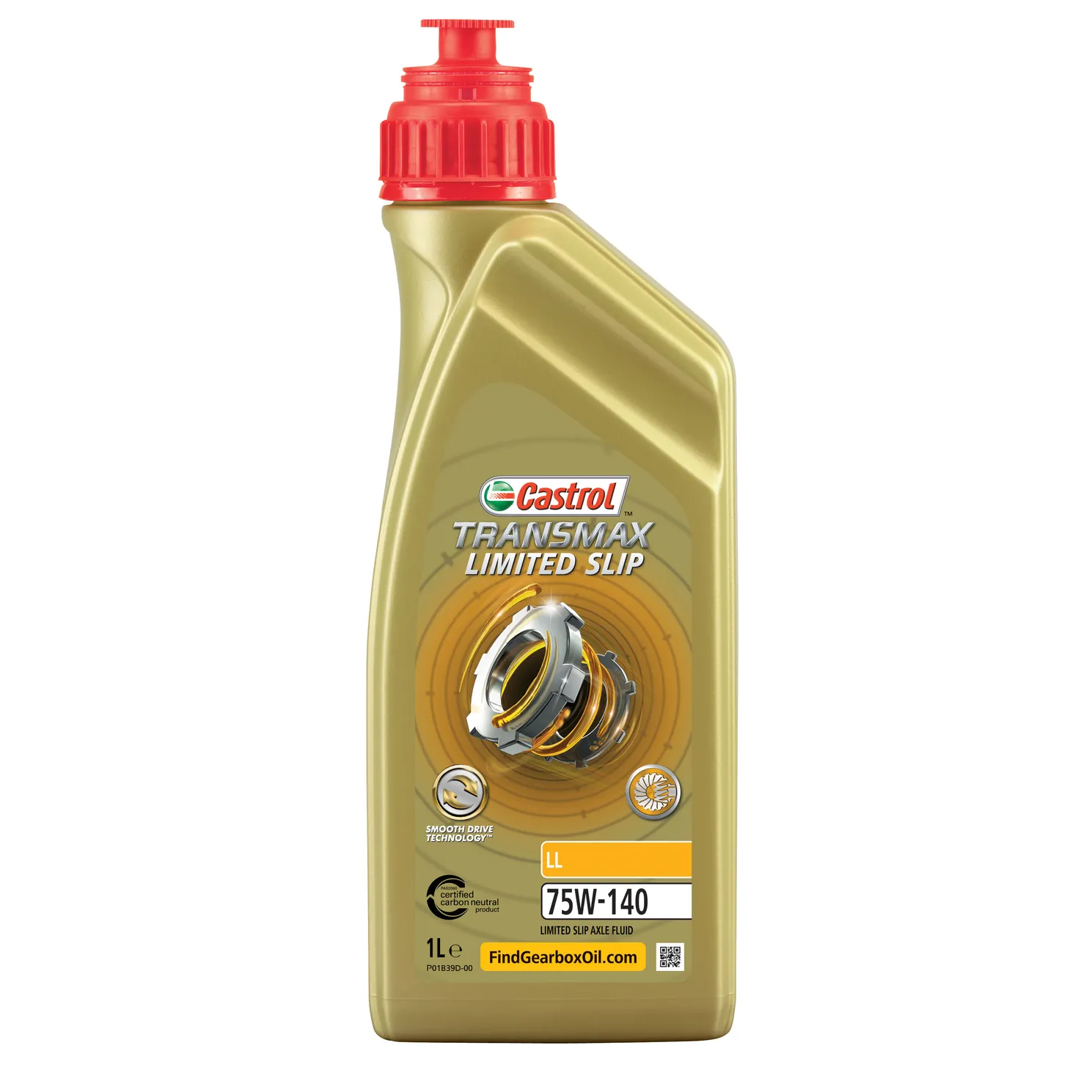 Castrol 15D998 Трансмиссионное масло Castrol Transmax Limited SLIP LL 75w140 1 л