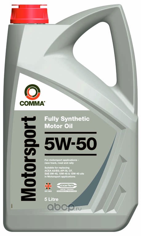 COMMA MS5L Масло моторное синтетика 5W-50 5 л.