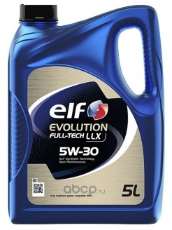 ELF 213920 Масло моторное синтетика ELF Evolution FULLTECH LLX 5W-30 5 л.