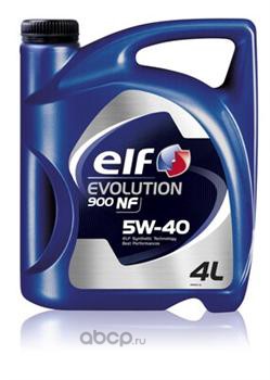 ELF 194873 Масло моторное синтетика ELF Evolution 900 NF 5W-40 4 л.