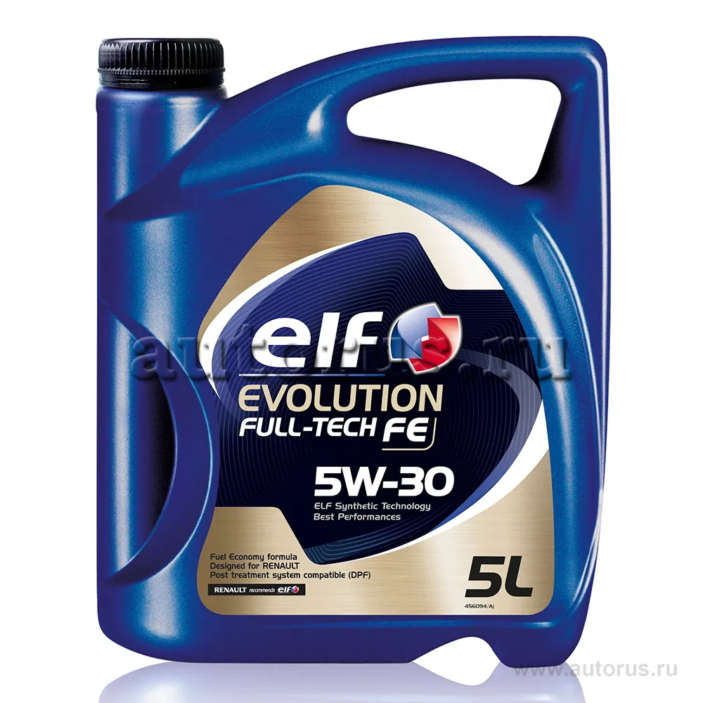 ELF 194908 Масло моторное синтетика ELF Evolution FULLTECH FE 5W-30 5 л.