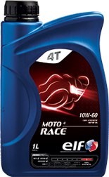 ELF 194954 ELF MOTO 4 RACE 10W60 (1L)_масло моторное! для мотоциклов API SL, JASO MA2, 100% синтетика