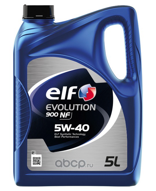 ELF 213908 Масло моторное синтетика ELF EVOLUTION 900 NF 5W-40 5л.