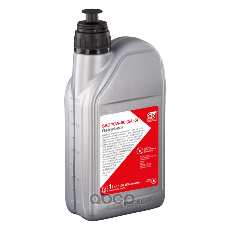 Febi 184247 Трансмиссионное масло SAE 70W-80 (GL-5)