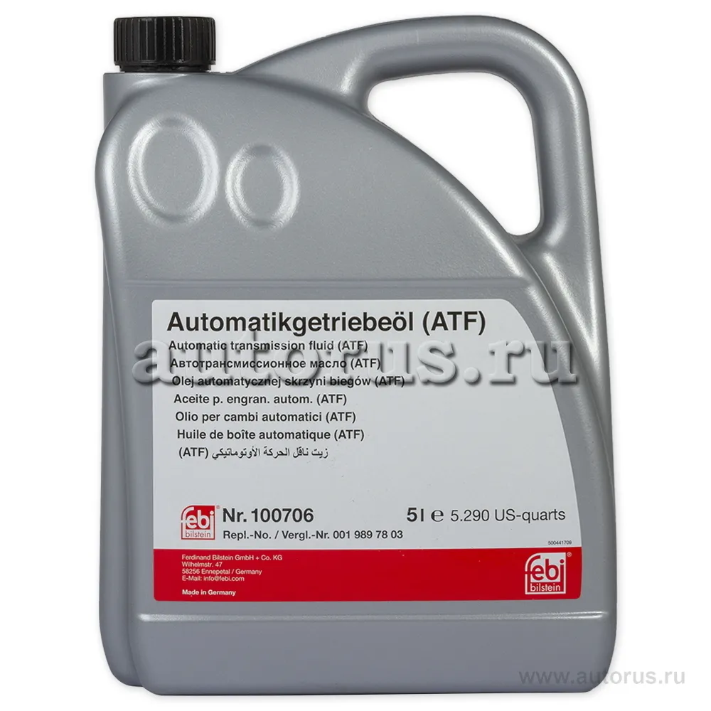 Febi 100706 Трансмиссионная жидкость (ATF)