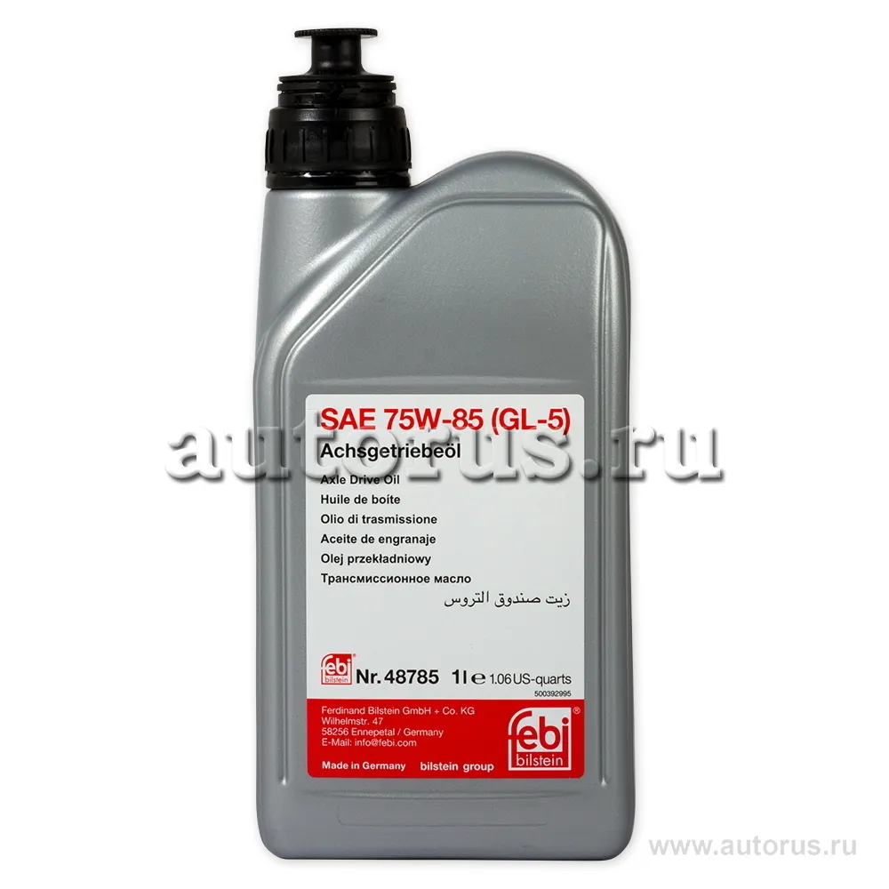Febi 48785 Трансмиссионное масло SAE 75W-85 (GL-5)