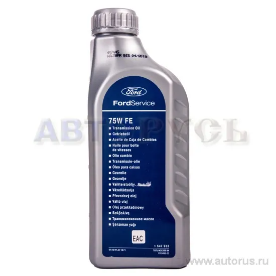 FORD 1547953 Масло МКПП синтетика 75W 1л.