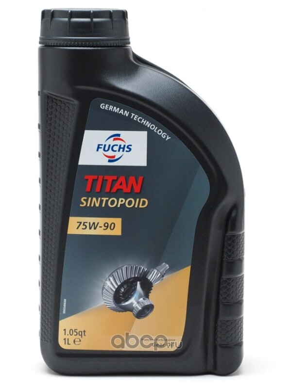 FUCHS 602010575 Масло МКПП,раздаточная синтетика 75W-90 GL-5 1л.