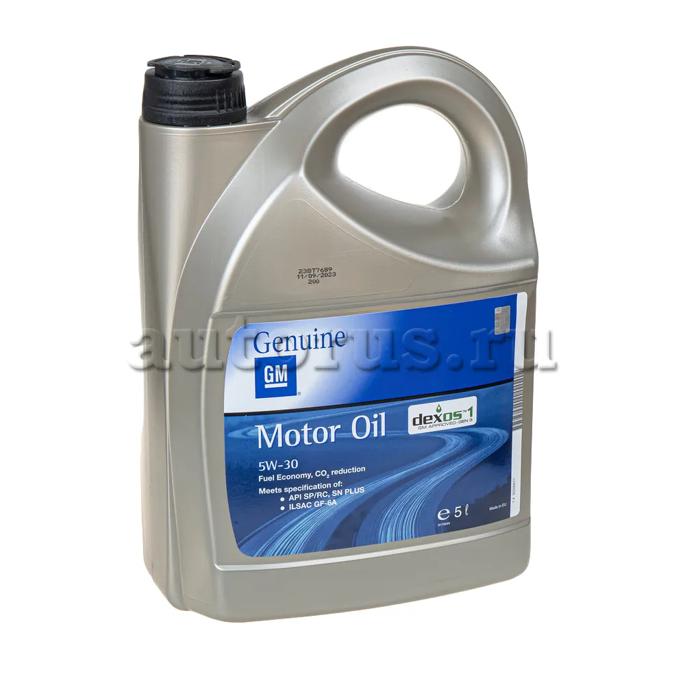 GENERAL MOTORS 95599877 Масло моторное синтетика General Motors Dexos1 Gen3 5 л.