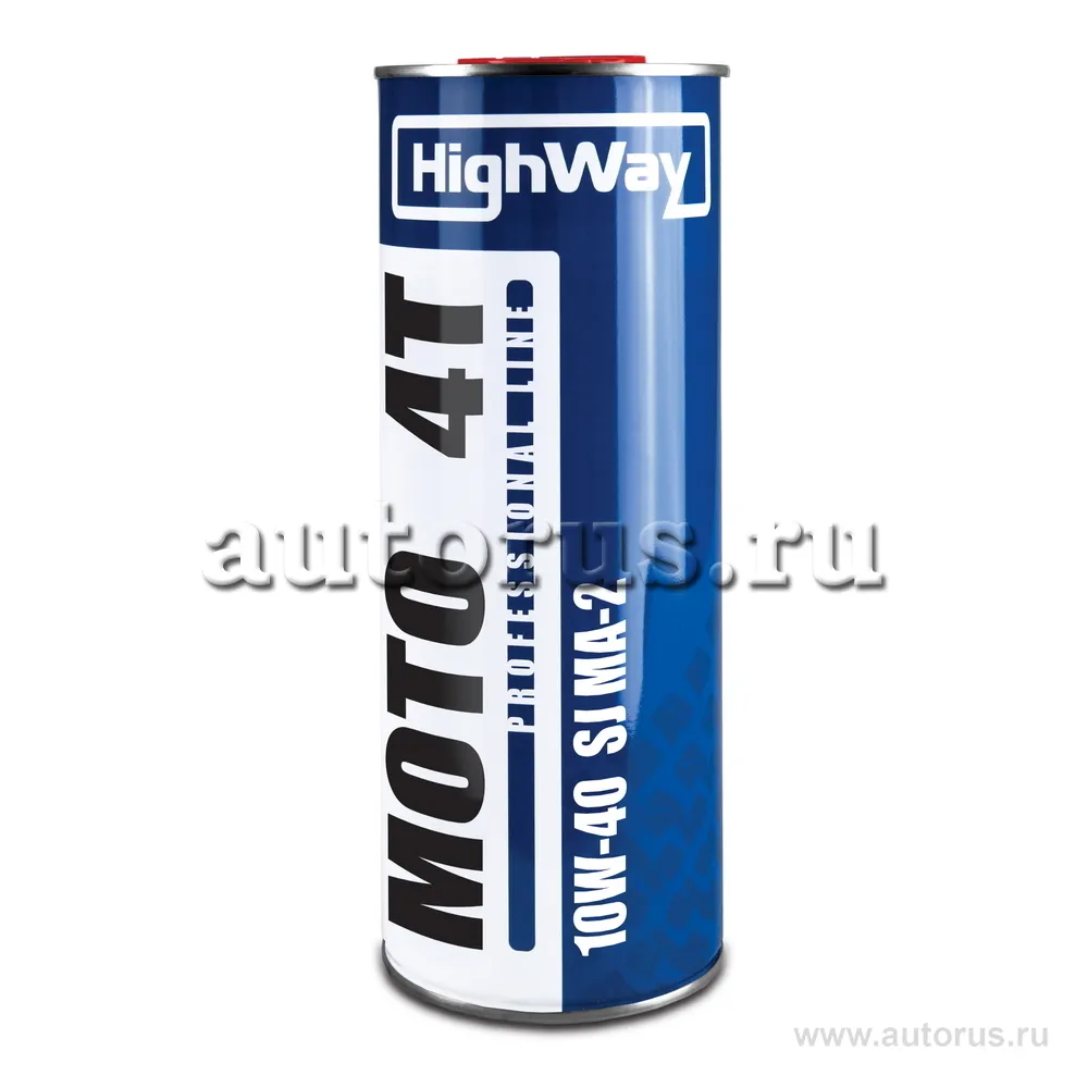HighWay 10014 Масло полусинтетика MOTO 4T 10W-40 SJ JASO MA-2 1 л.