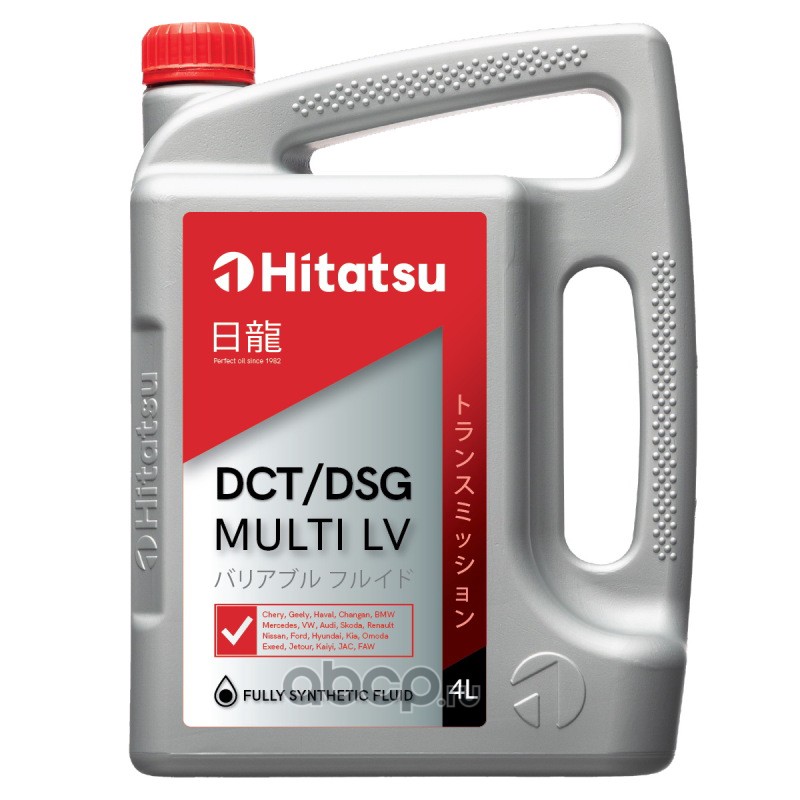 Hitatsu ATFDCT4 Масло АКПП синтетика, 4л.