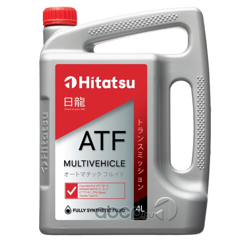 Hitatsu ATFMUL4 Масло АКПП,ГУР синтетика, 4л.