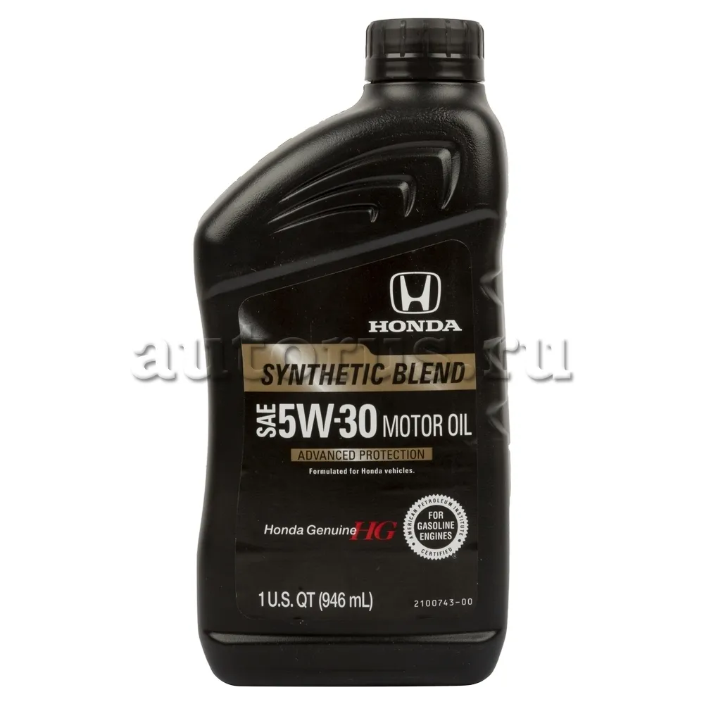 HONDA 087989134 Масло моторное полусинтетика HONDA SYNTHETIC BLEND 5W-30 0.946 л.