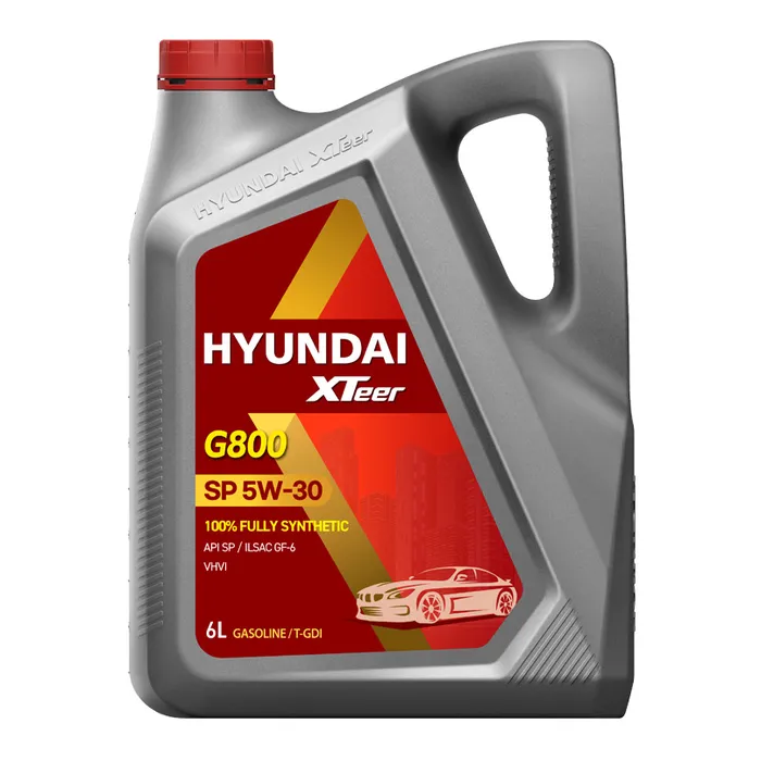 HYUNDAI XTeer 1061011 Масло моторное синтетика HYUNDAI XTeer G800 SP SQ 5W-30 6 л.