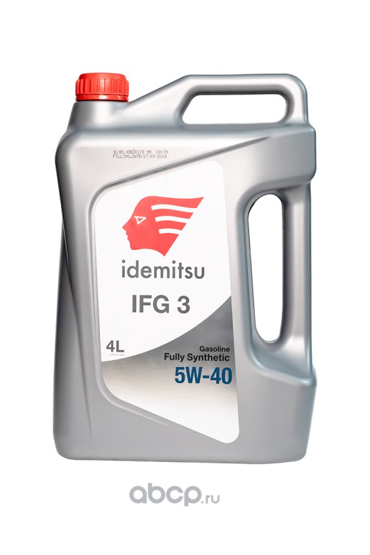 IDEMITSU TII10105841 Масло моторное синтетика IDEMITSU IFG3 SP 5W-40 4 л.
