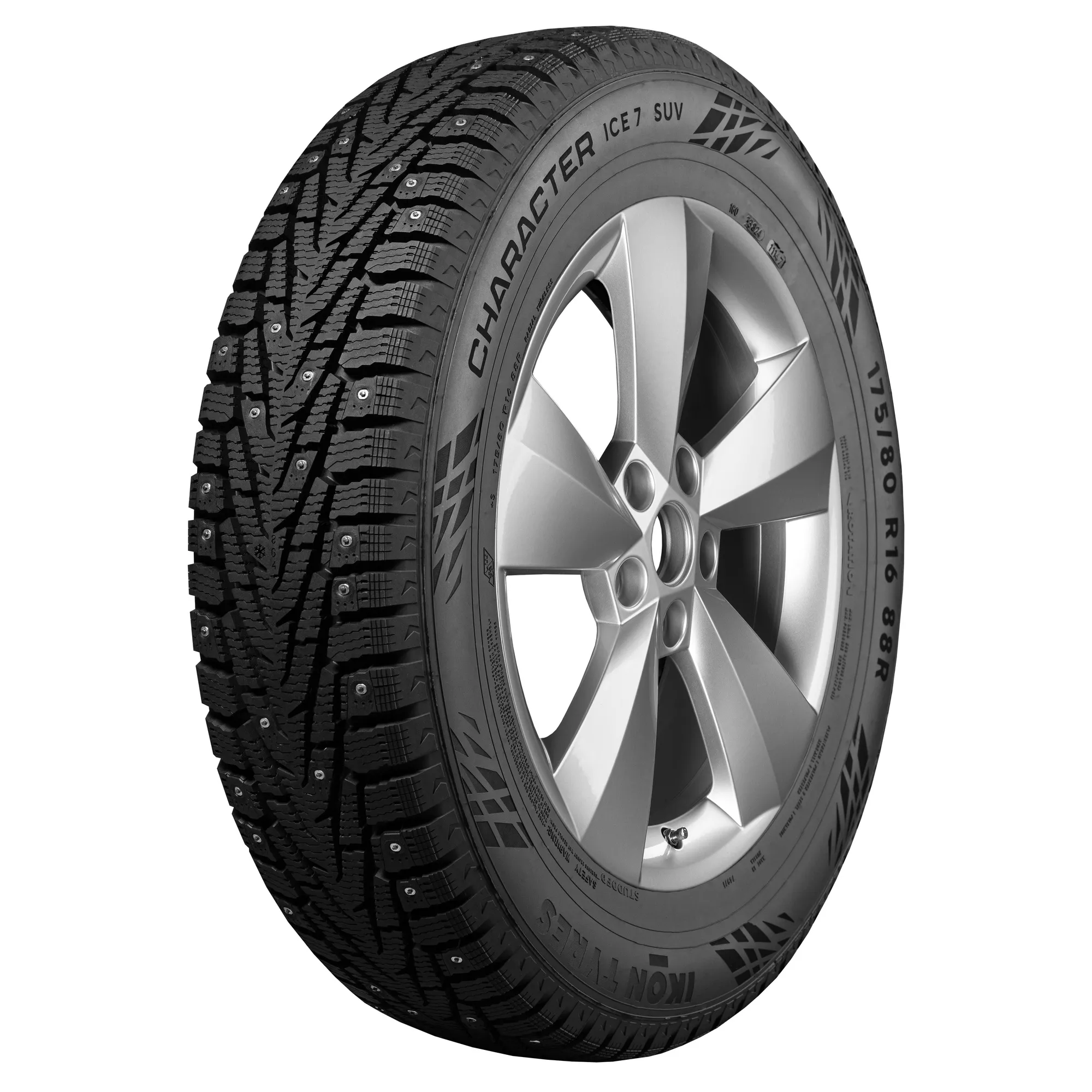 Ikon TS77968 Шина Character Ice 7 SUV (Nordman 7 SUV) зимняя шипованная легковая 215/70R16 100T