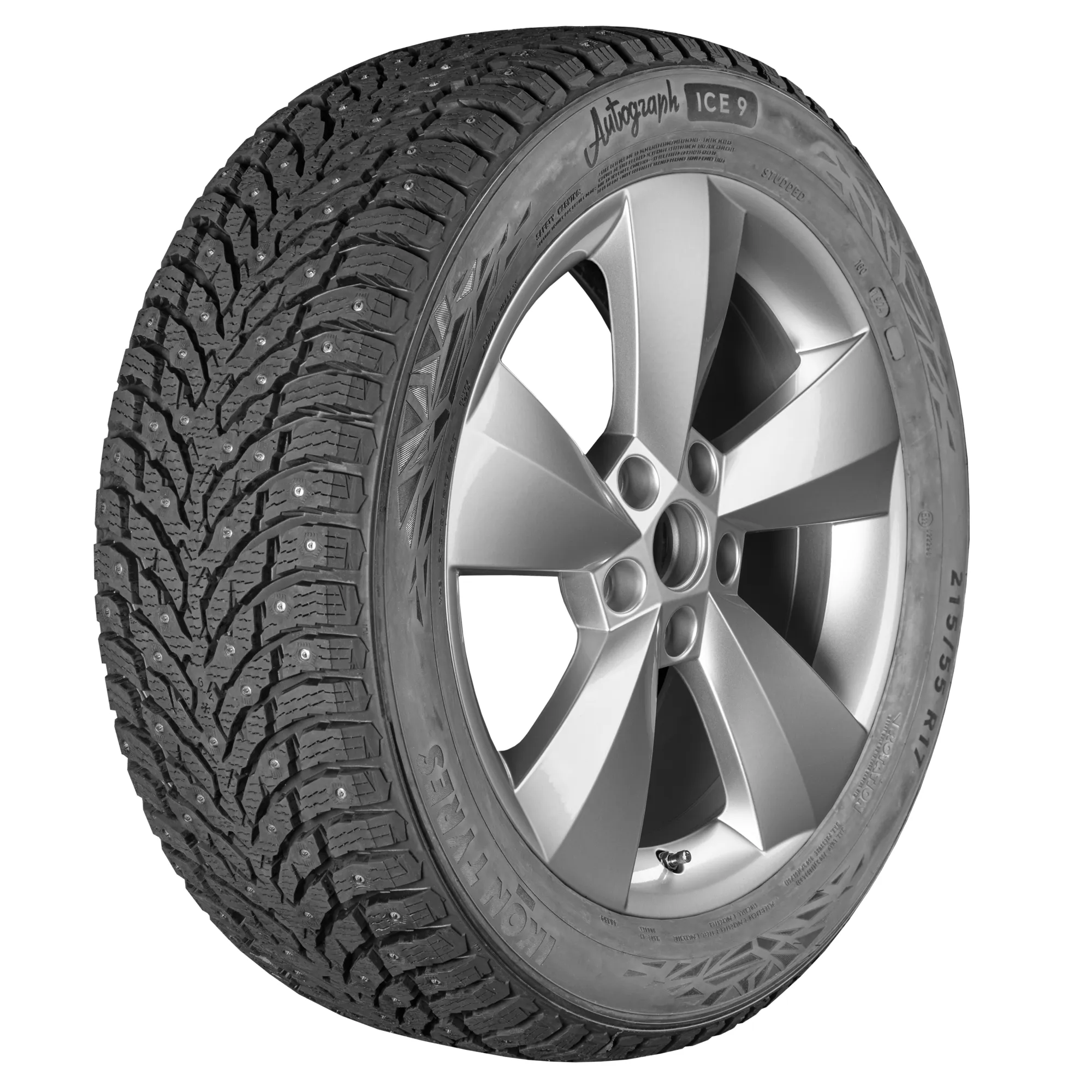 Ikon TS72195 Шина зимняя шипованная легковая 175/65R14 Autograph Ice 9 86T XL
