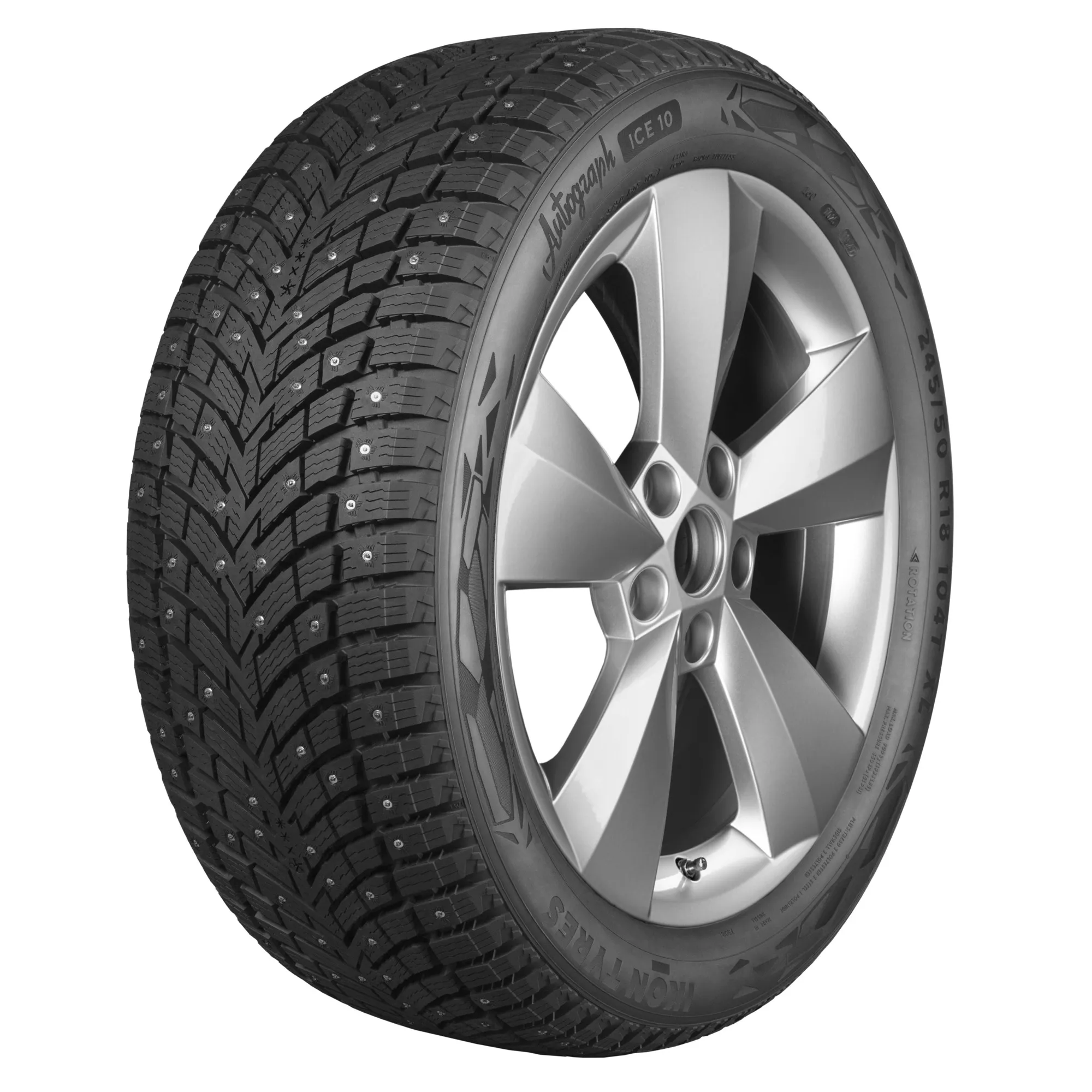 Ikon TS78107 Шина зимняя шипованная легковая 205/55R16 Autograph Ice 10 94T XL