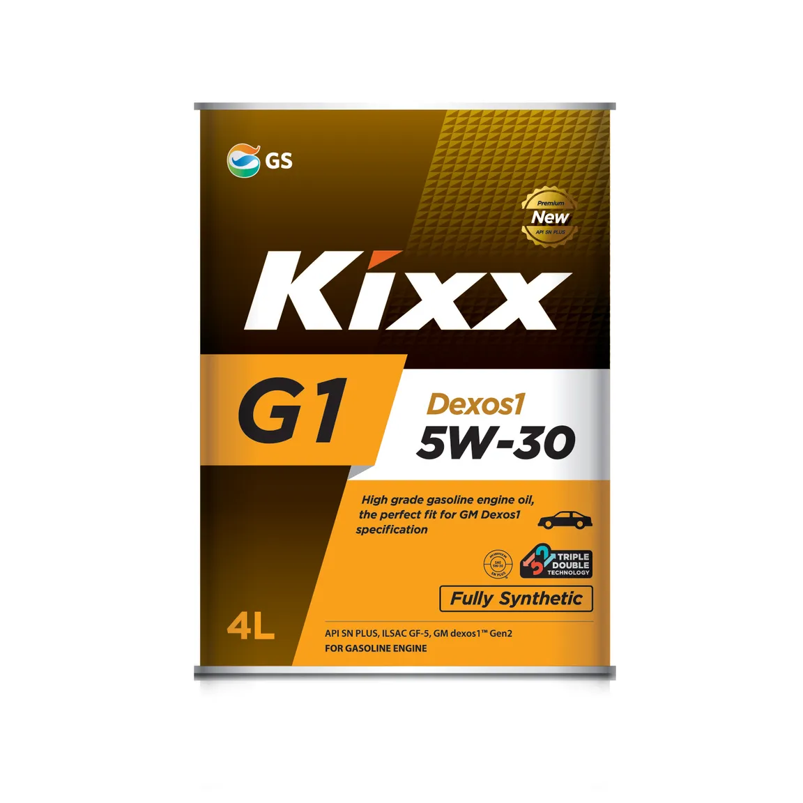 Kixx L210744TE1 Масло моторное синтетика Kixx G1 Dexos1 SN Plus 5W-30 4 л.