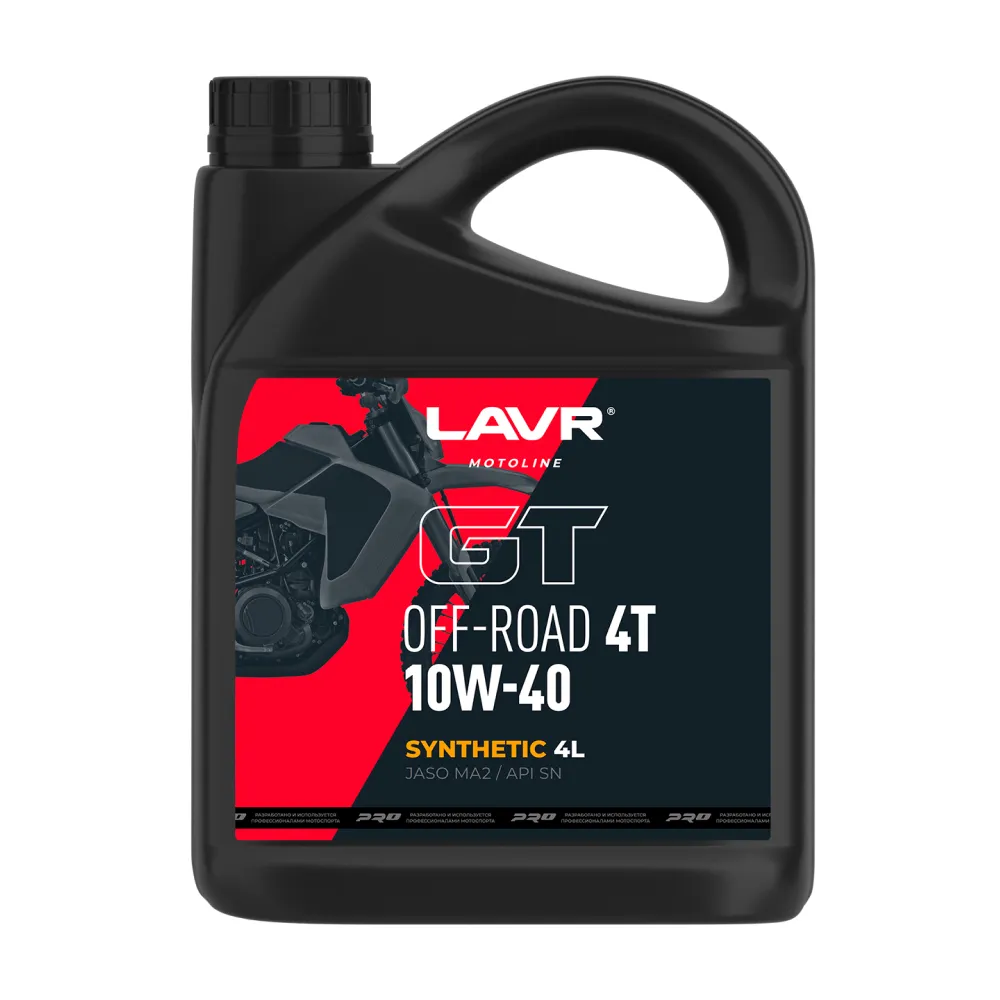 LAVR LN7724 Моторное масло GT OFF ROAD 4T 10W40 SM