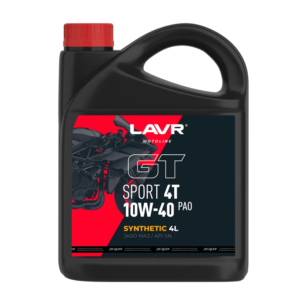LAVR LN7728 Моторное масло GT SPORT 4T 10W40 SN