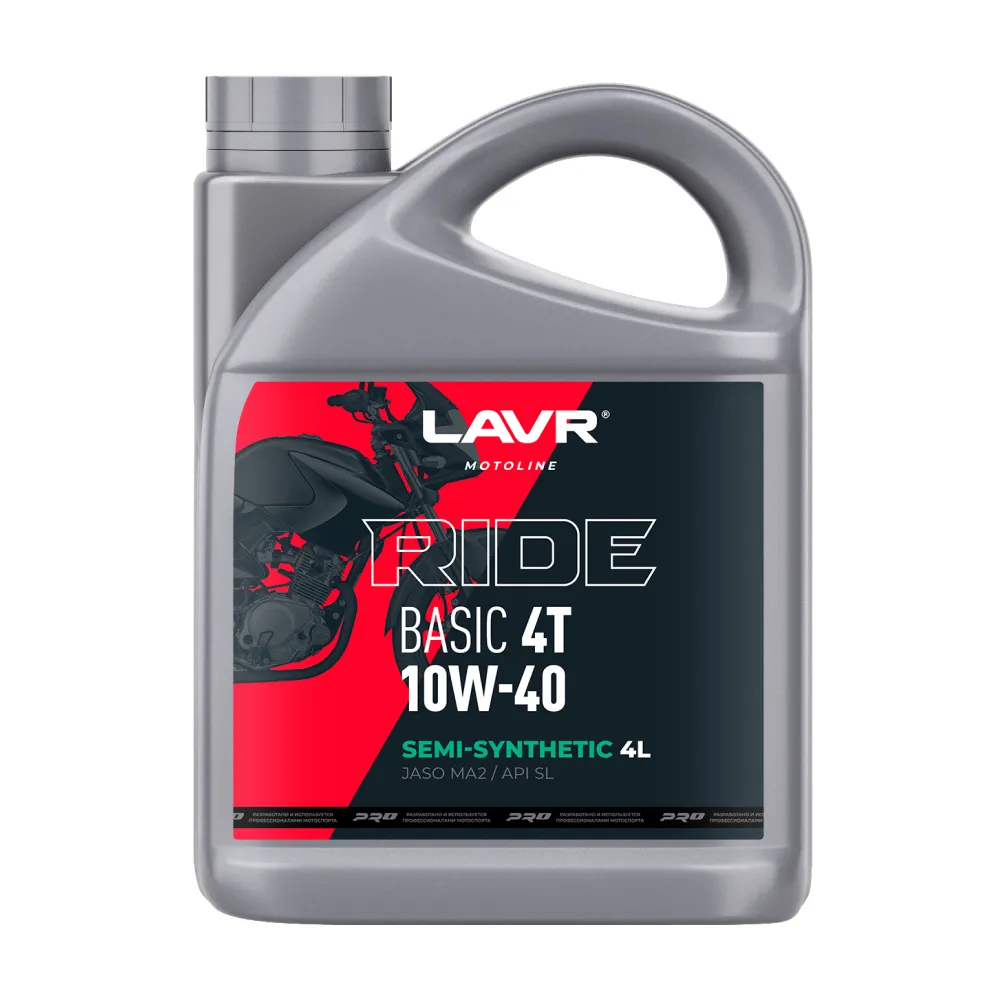 LAVR LN7750 Моторное масло RIDE BASIC 4T 10W40 SL