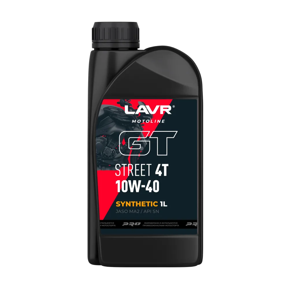 LAVR LN7725 Моторное масло GT STREET 4T 10W40 SM