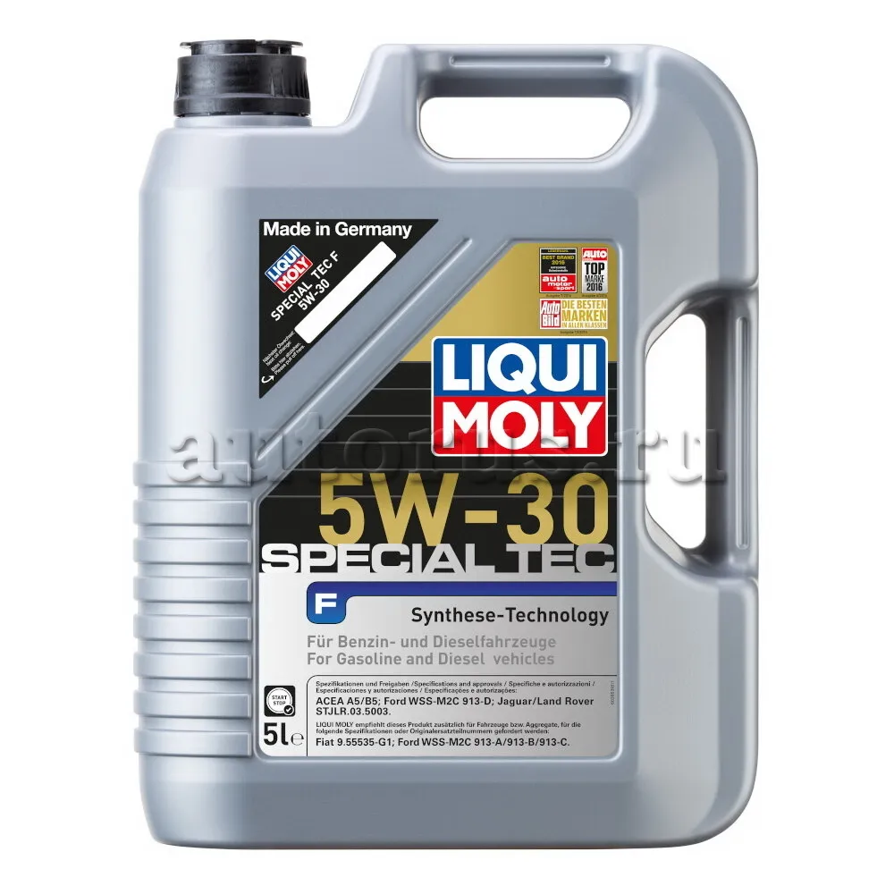 LIQUI MOLY 8064 Масло моторное синтетика LIQUI MOLY Special Tec F 5W-30 5 л.