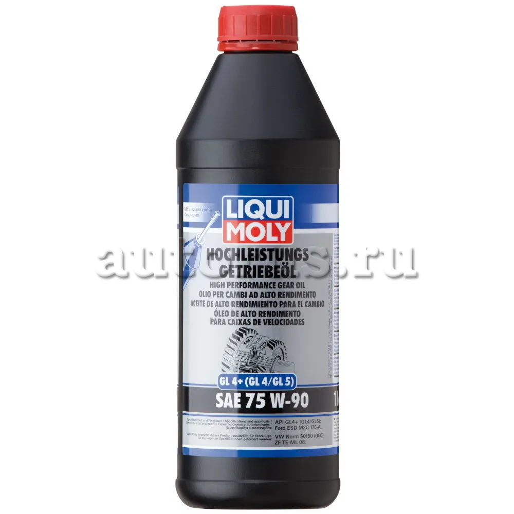 LIQUI MOLY 3979 Синтетическое трансмиссионное масло Hochleistungs-Getriebeoil 75W-90 1л