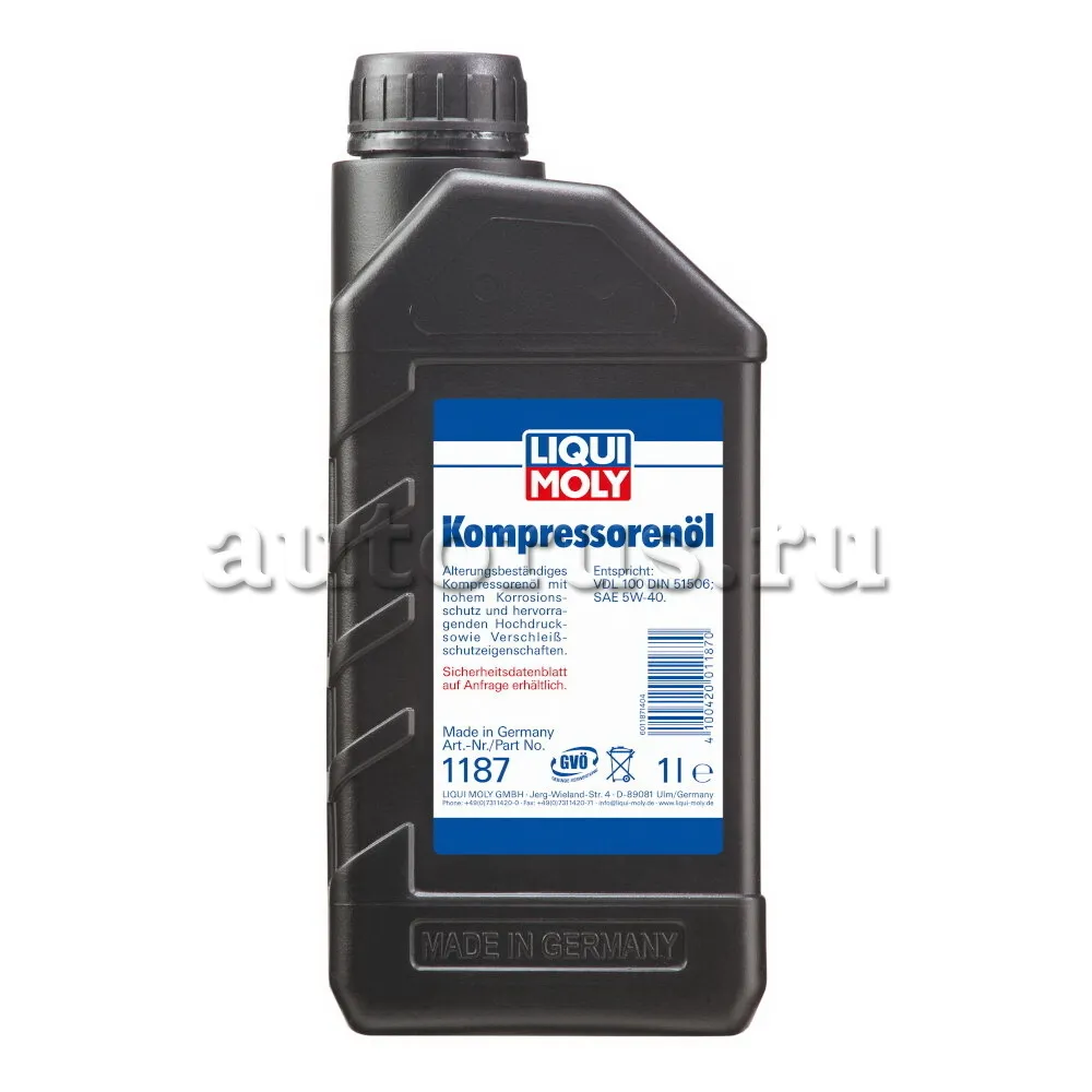 LIQUI MOLY 1187 Масло компрессорное 1л.