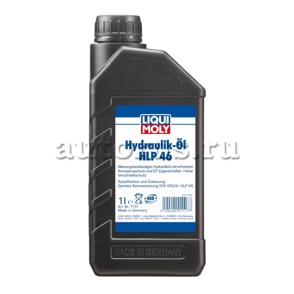 LIQUI MOLY 1117 LiquiMoly Мин. гидр.масло Hydraulikoil HLP 46 (1л)