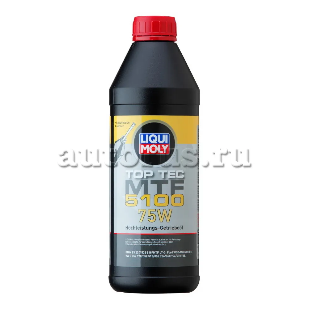 LIQUI MOLY 20842 Минеральное трансмиссионное масло Top Tec MTF 5100 75W 1л