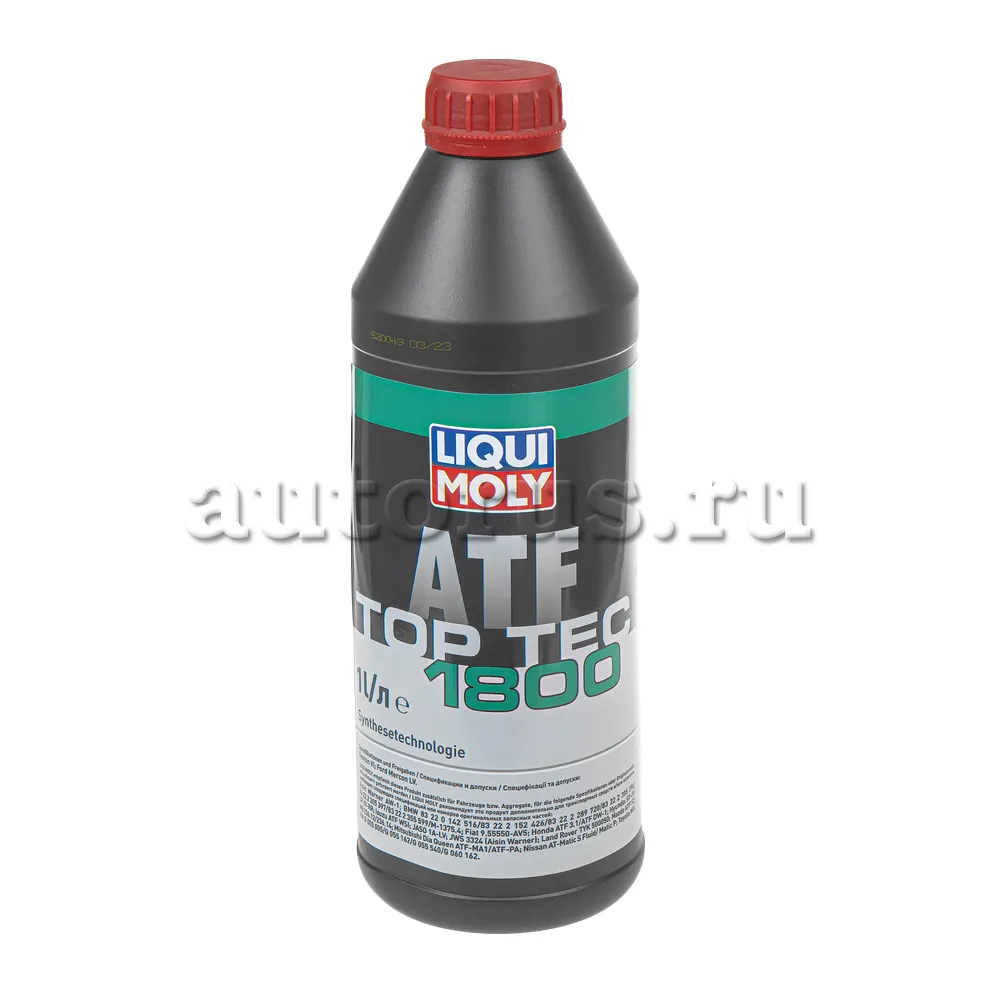 LIQUI MOLY 3687 НС-синтетическое трансмиссионное масло для АКПП Top Tec ATF 1800 1л