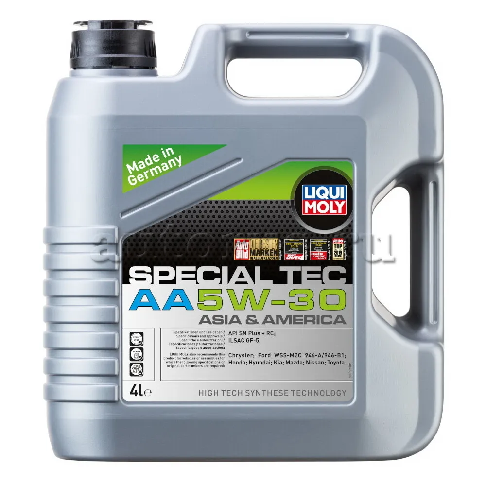 LIQUI MOLY 7516 Масло моторное синтетика LIQUI MOLY Special Tec AA 5W-30 4 л.