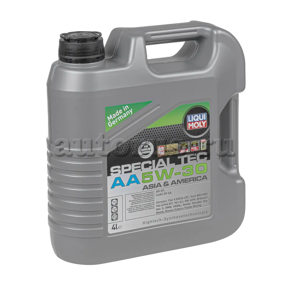 LIQUI MOLY 7616 Масло моторное синтетика LIQUI MOLY Special Tec AA 5W-30 4 л.