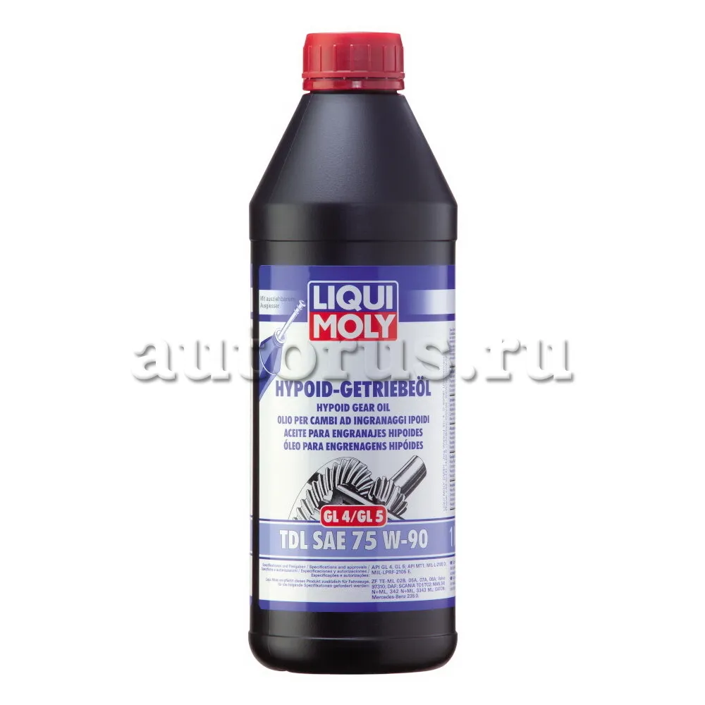 LIQUI MOLY 1407 Полусинтетическое трансмиссионное масло Hypoid-Getriebeoil TDL 75W-90 1л
