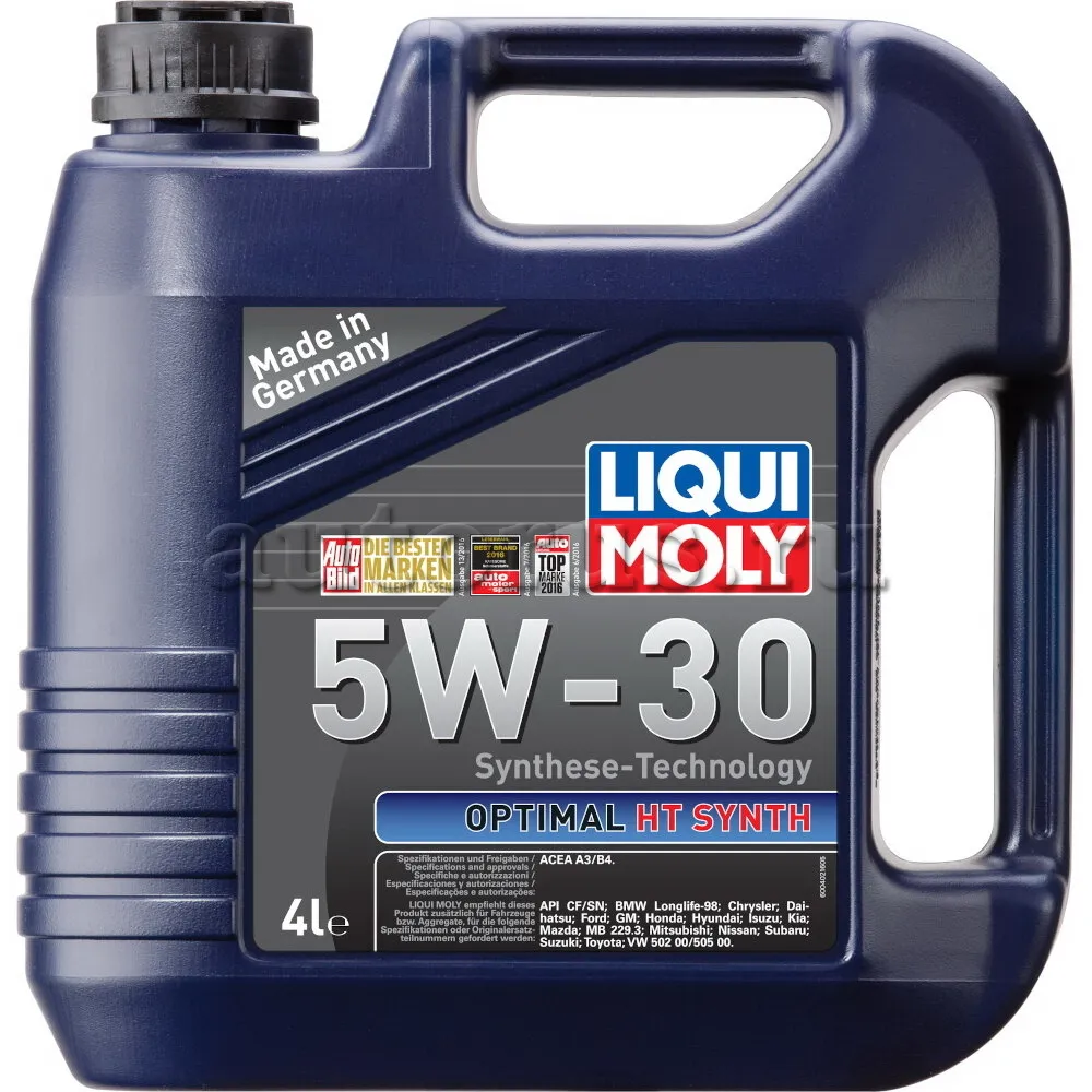 LIQUI MOLY 39001 Масло моторное синтетика LIQUI MOLY Optimal HT Synth 5W-30 4 л.