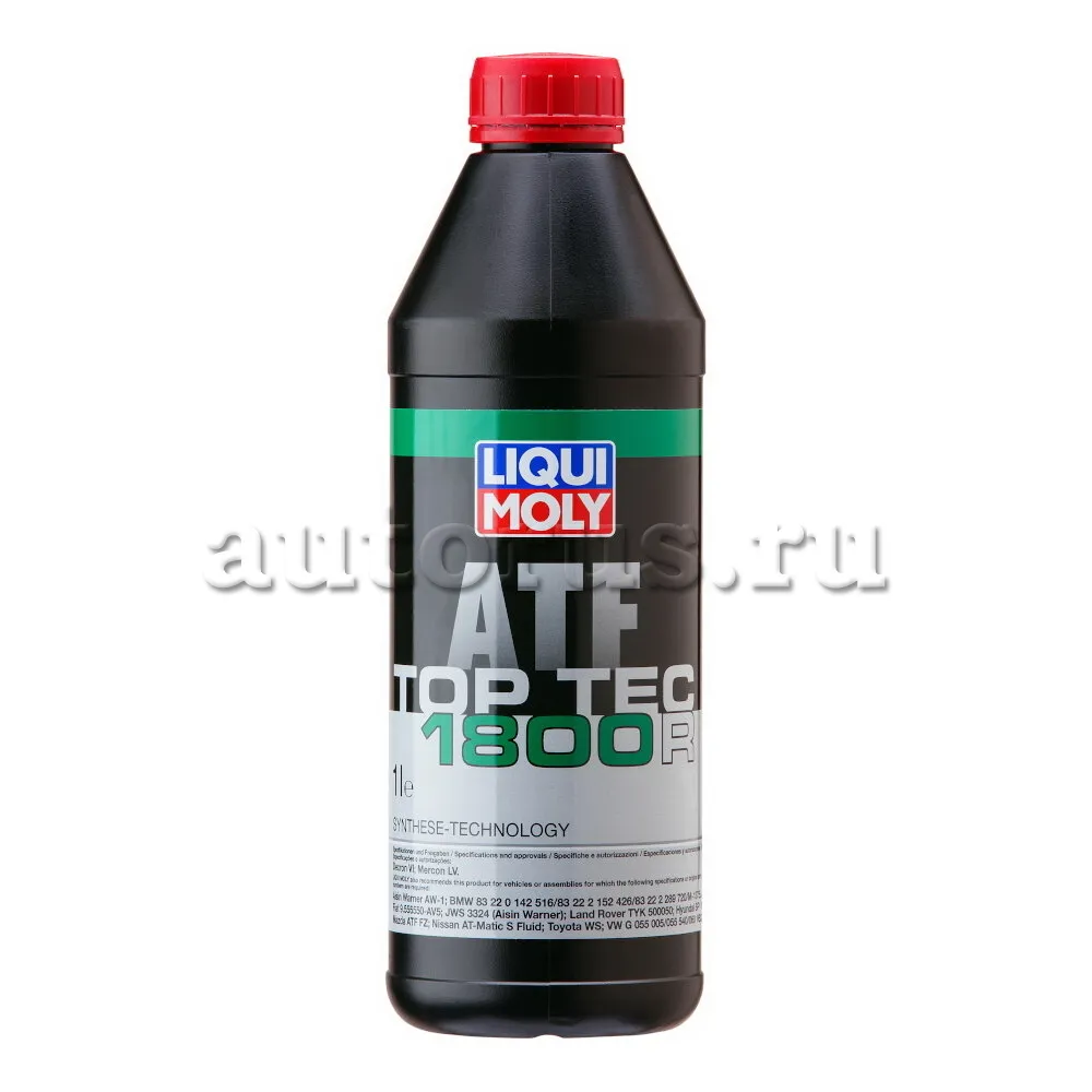 LIQUI MOLY 20625 НС-синтетическое трансмиссионное масло для АКПП Top Tec ATF 1800 R 1л