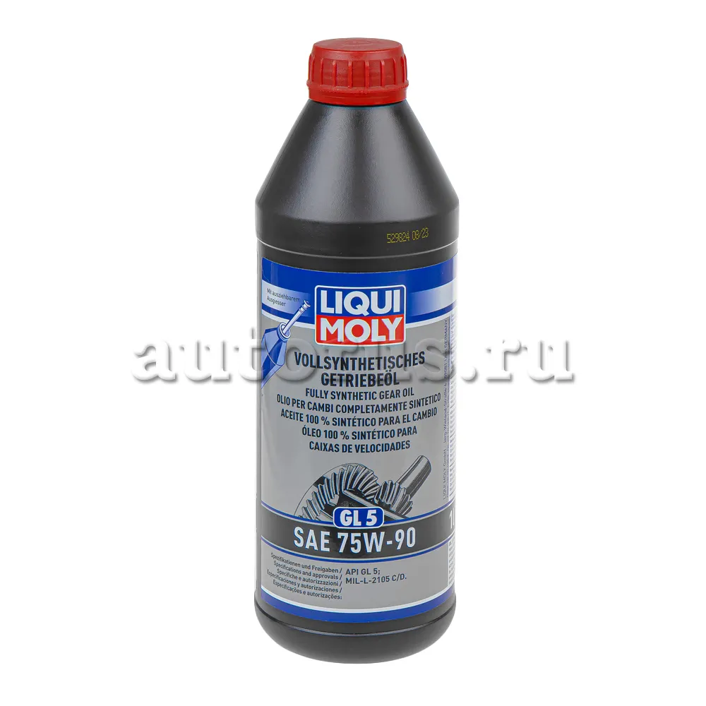 LIQUI MOLY 1414 Синтетическое трансмиссионное масло Vollsynthetisches Getriebeoil 75W-90 1л