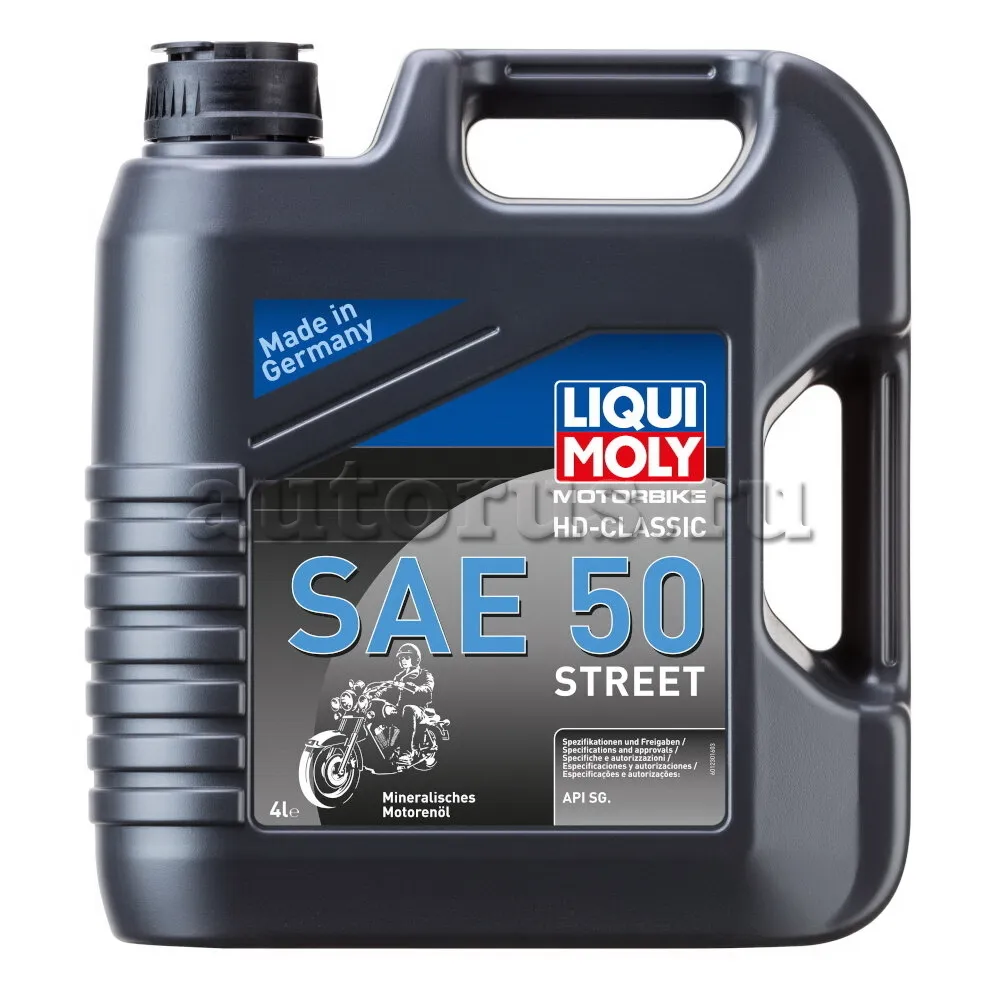 LIQUI MOLY 1230 LiquiMoly Мин. мот.масло д/4-т.мотоц. Motorbike HD-Classic Street 50 SG (4л)