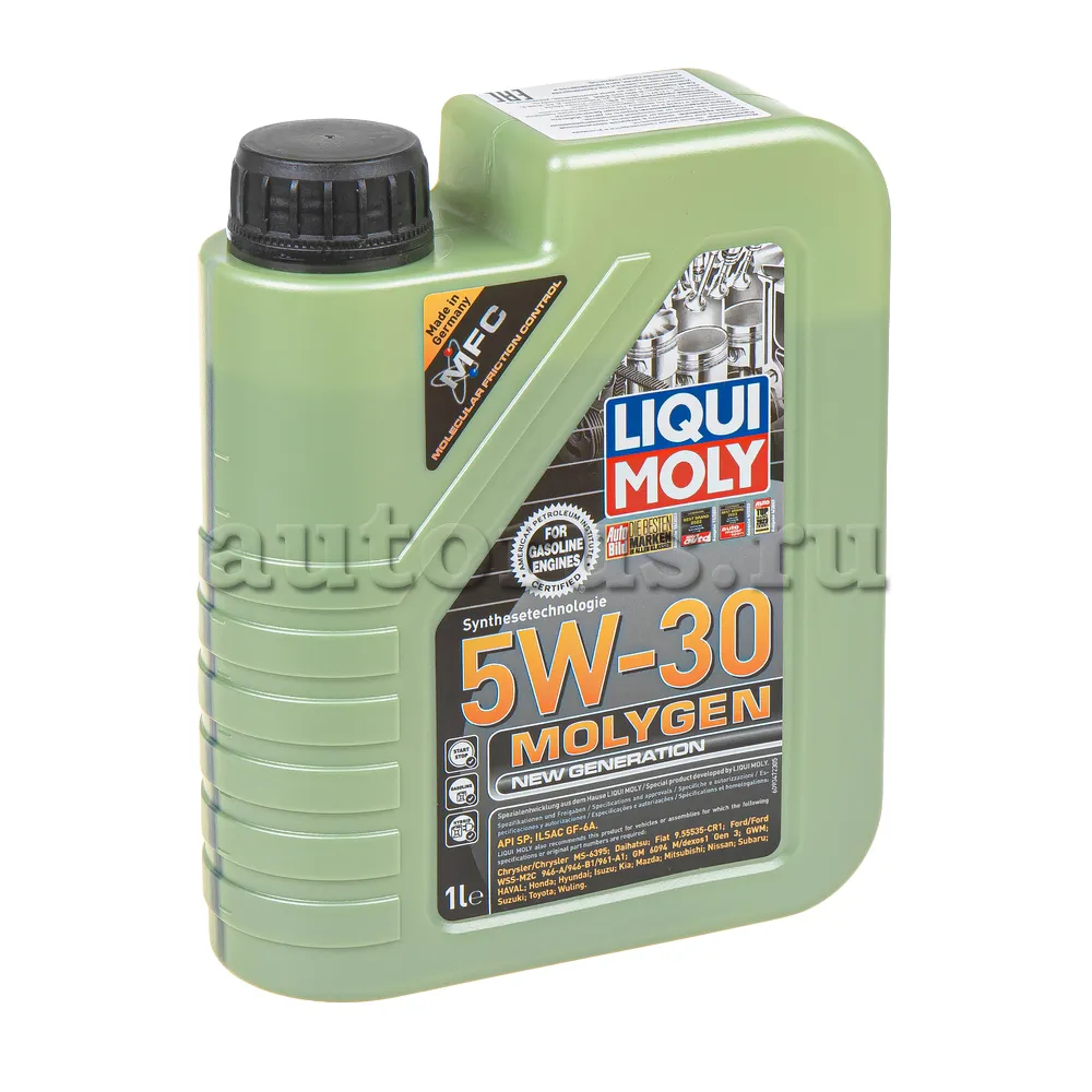 LIQUI MOLY 9047 Масло моторное синтетика LIQUI MOLY Molygen New Generation 5W-30 1 л.