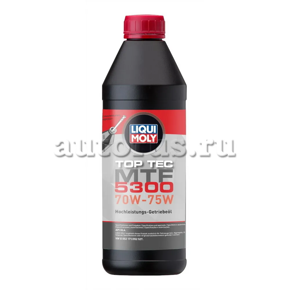 LIQUI MOLY 21359 Синтетическое трансмиссионное масло Top Tec MTF 5300 70W-75W 1л