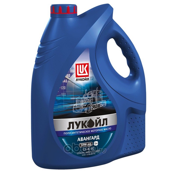 LUKOIL 2311607 Масло моторное полусинтетика LUKOIL AVANTGARDE CF-4/SG 10W-40 5 л.