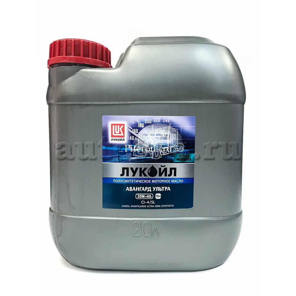 LUKOIL 3052073 Масло моторное полусинтетика LUKOIL AVANTGARDE ULTRA SEMI-SYNTHETIC 10W-40 20 л.