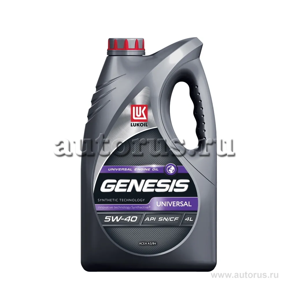 LUKOIL 3148631 Масло моторное полусинтетика LUKOIL GENESIS UNIVERSAL 5W-40 4 л.